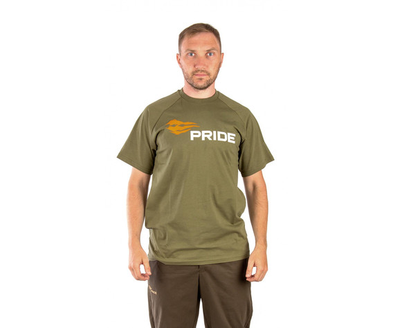 Фото: “Футболка T-Shirt PRIDE Logo, хлопок, хаки”, купить в интернет магазине