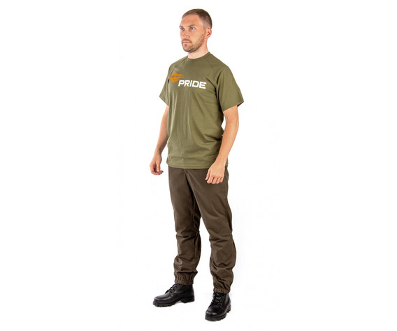 Фото: “Футболка T-Shirt PRIDE Logo, хлопок, хаки”, купить в интернет магазине