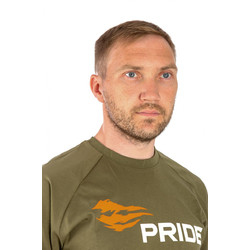 Фото: “Футболка T-Shirt PRIDE Logo, хлопок, хаки”