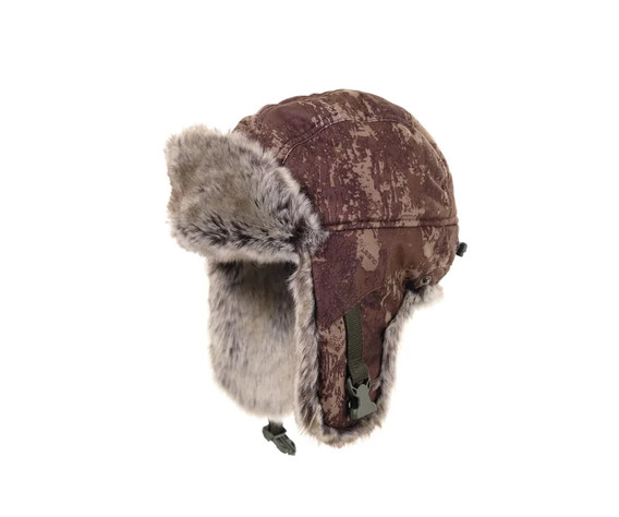 Фото: “Шапка-ушанка Буран, алова, бурая кора”, купить в интернет магазине
