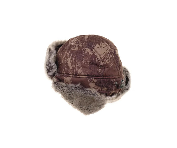 Фото: “Шапка-ушанка Буран, алова, бурая кора”, купить в интернет магазине