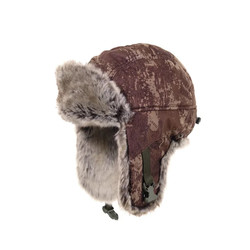 Фото: “Шапка-ушанка Буран, алова, бурая кора”