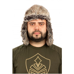 Фото: “Шапка-ушанка Буран, алова, ельник”