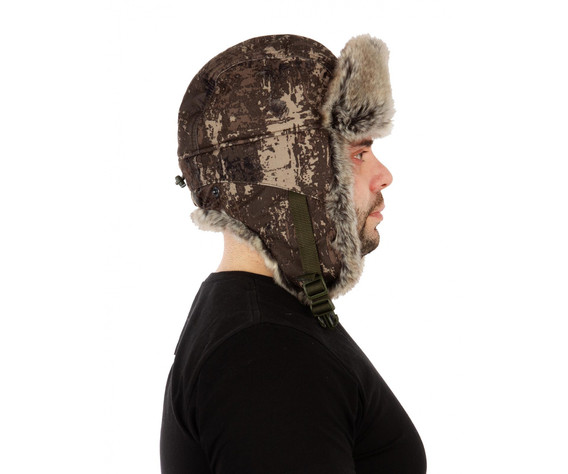 Фото: “Шапка-ушанка Буран, алова, зеленая кора”, купить в интернет магазине