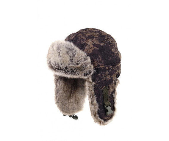 Фото: “Шапка-ушанка Буран, алова, зеленый шельф”, купить в интернет магазине