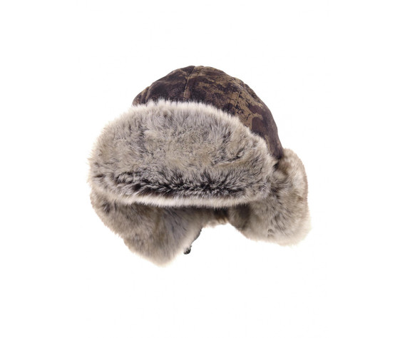 Фото: “Шапка-ушанка Буран, алова, зеленый шельф”, купить в интернет магазине