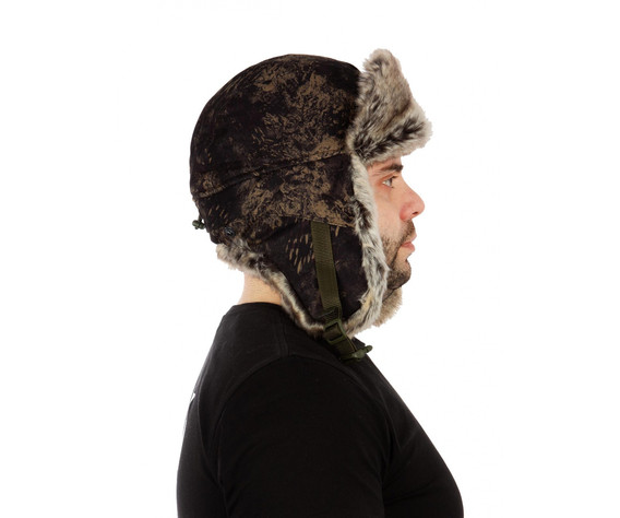 Фото: “Шапка-ушанка Буран, алова, зеленый шельф”, купить в интернет магазине
