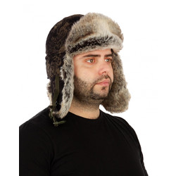 Фото: “Шапка-ушанка Буран, алова, зеленый шельф”, купить в интернет магазине
