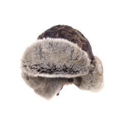 Фото: “Шапка-ушанка Буран, алова, зеленый шельф”