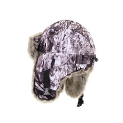 Фото: “Шапка-ушанка Буран, алова, изморозь”