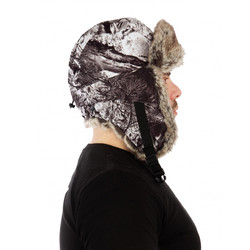 Фото: “Шапка-ушанка Буран, алова, изморозь”