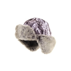 Фото: “Шапка-ушанка Буран, алова, изморозь”