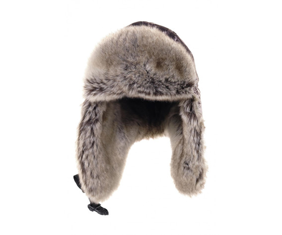 Фото: “Шапка-ушанка Буран, алова, серый шельф”, купить в интернет магазине