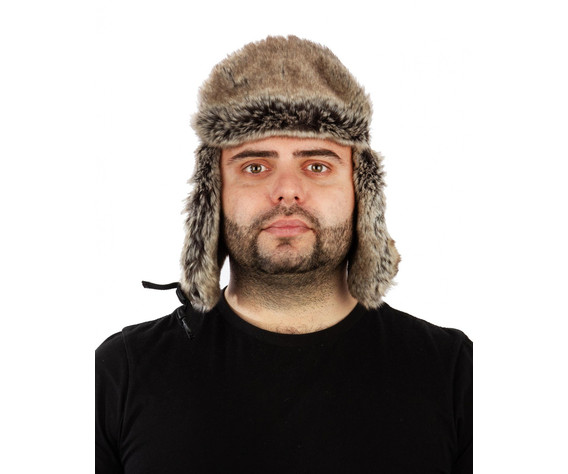 Фото: “Шапка-ушанка Буран, алова, серый шельф”, купить в интернет магазине