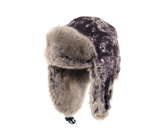 Фото: “Шапка-ушанка Буран, алова, серый шельф”, купить в интернет магазине