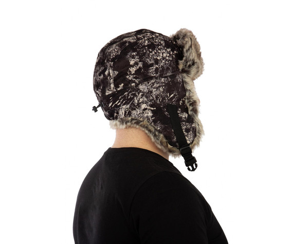 Фото: “Шапка-ушанка Буран, алова, серый шельф”, купить в интернет магазине