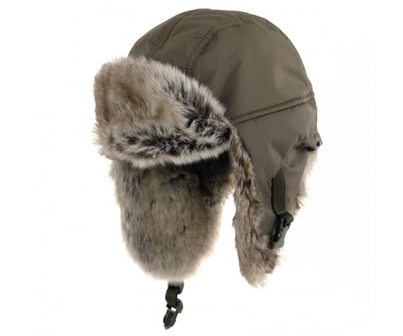 Фото: “Шапка-ушанка Буран, плащевая, хаки”, купить в интернет магазине