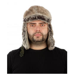 Фото: “Шапка-ушанка Буран, плащевая, хаки”