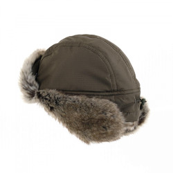 Фото: “Шапка-ушанка Буран, плащевая, хаки”