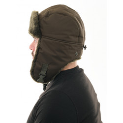 Фото: “Шапка-ушанка Умка GRAYLING, кошачий глаз, хаки”