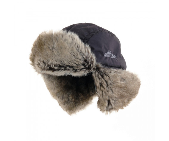 Фото: “Шапка-ушанка Nelma, таслан, серый”, купить в интернет магазине