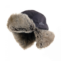 Фото: “Шапка-ушанка Nelma, таслан, серый”