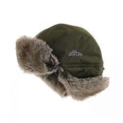Фото: “Шапка-ушанка Nelma, таслан, хаки”