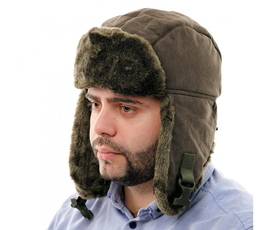 Фото: “Шапка-ушанка Taiga, исландия, хаки”, купить в интернет магазине