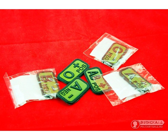 Фото: “Шеврон группа крови”, купить в интернет магазине