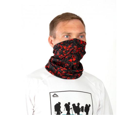 Фото: “Шарф-бандана PAYER, красный/черный”, купить в интернет магазине