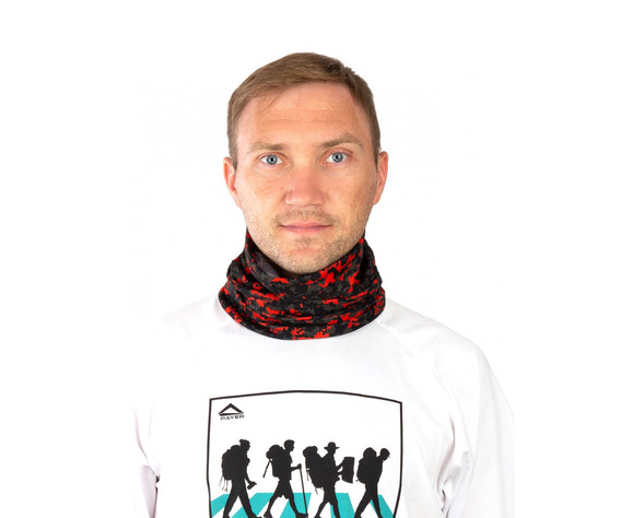 Фото: “Шарф-бандана PAYER, красный/черный”, купить в интернет магазине