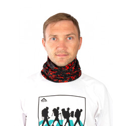 Фото: “Шарф-бандана PAYER, красный/черный”, купить в интернет магазине
