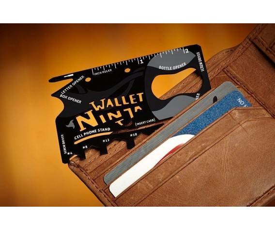 Фото: “Мультитул Wallet Ninja 18 в 1”, купить в интернет магазине