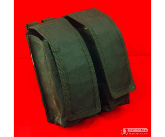 Фото: “Двойной подсумок для магазинов АК чёрный”, купить в интернет магазине