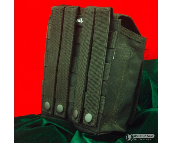 Фото: “Двойной подсумок для магазинов АК чёрный”, купить в интернет магазине