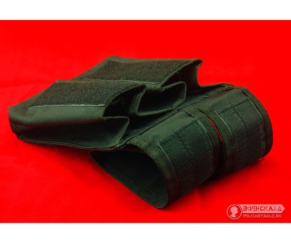 Фото: “Двойной подсумок для магазинов АК чёрный”, купить в интернет магазине