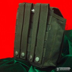 Фото: “Двойной подсумок для магазинов АК чёрный”