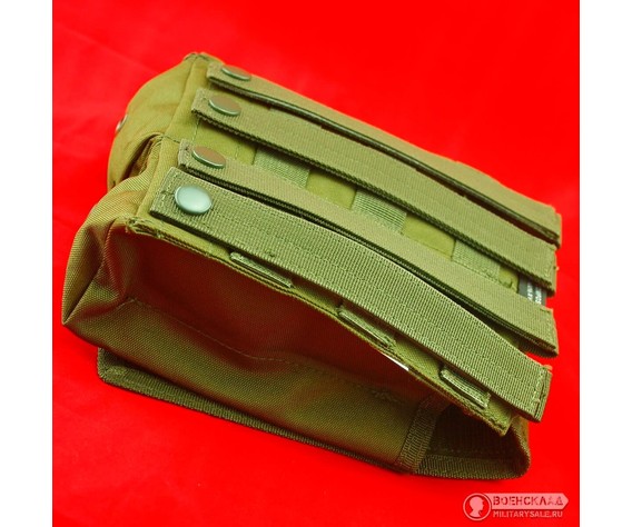 Фото: “Двойной подсумок для магазинов АК олива”, купить в интернет магазине