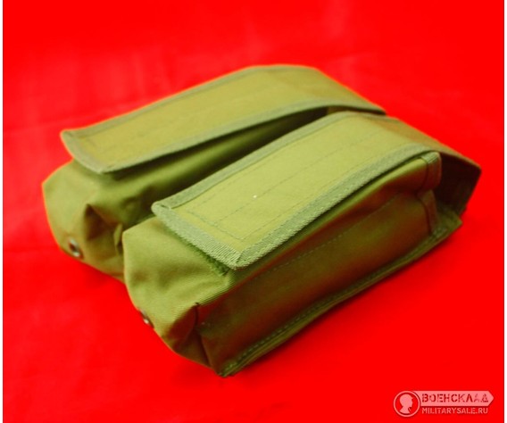 Фото: “Двойной подсумок для магазинов АК олива”, купить в интернет магазине