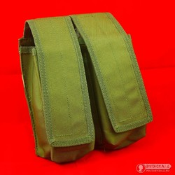 Фото: “Двойной подсумок для магазинов АК олива”, купить в интернет магазине