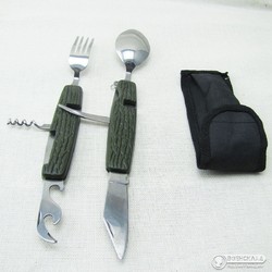 Фото: “Набор складных столовых приборов 6 в 1 олива”, купить в интернет магазине