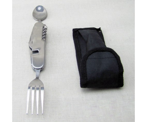 Фото: “Набор складных столовых приборов 6 в 1 металл”, купить в интернет магазине