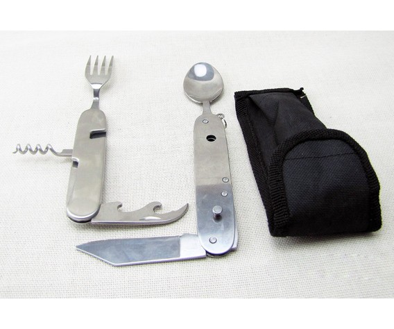 Фото: “Набор складных столовых приборов 6 в 1 металл”, купить в интернет магазине