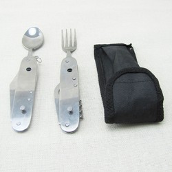 Фото: “Набор складных столовых приборов 6 в 1 металл”, купить в интернет магазине