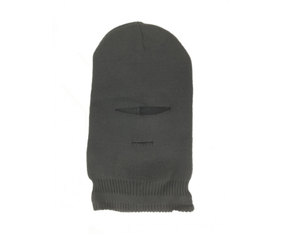 Фото: “Маска вязаная зимняя чёрная”, купить в интернет магазине