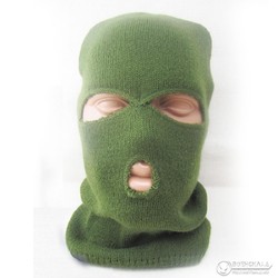 Фото: “Маска вязаная зимняя олива”, купить в интернет магазине