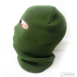 Фото: “Маска вязаная зимняя олива”