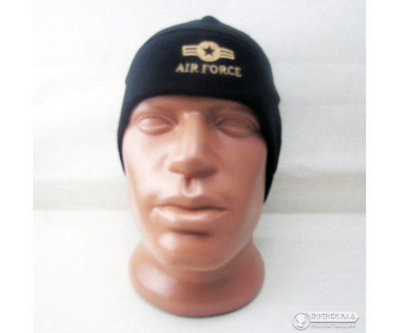 Фото: “Шапка флисовая Air Force чёрная”, купить в интернет магазине