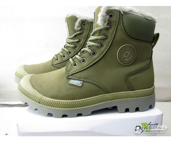 Фото: “Ботинки Dixer зимние зелёные”, купить в интернет магазине