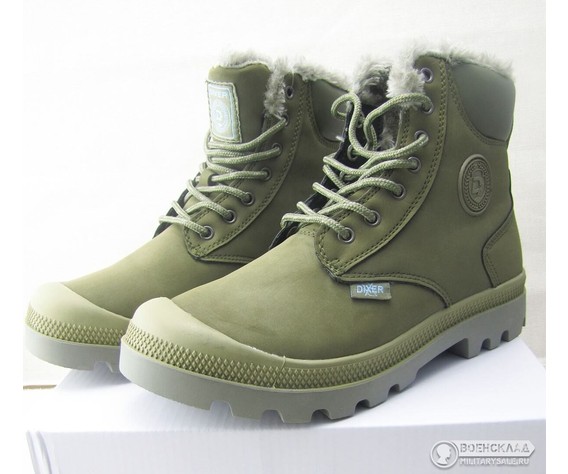 Фото: “Ботинки Dixer зимние зелёные”, купить в интернет магазине